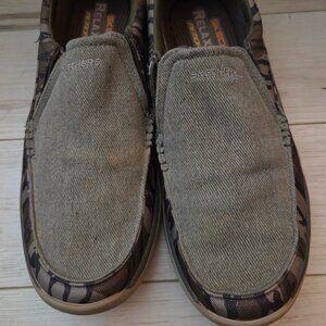 Skechers Relaxed Fit Slip-on Shoes Mossy Oak Camo Mens Size 11